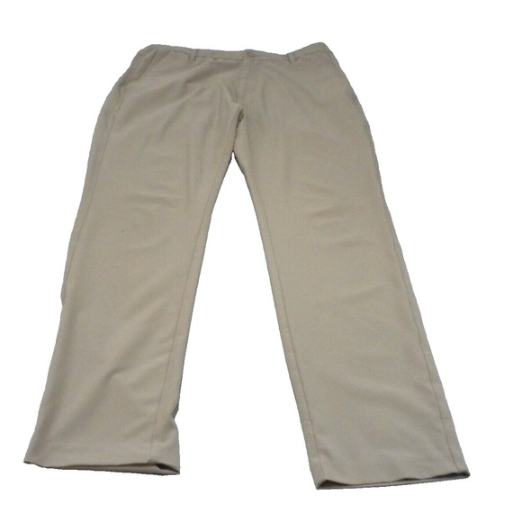 FootJoy Other - Footjoy Mens Pants 33x32 Khaki Tan Pro Tour Golf Performance Flat Front Stretch